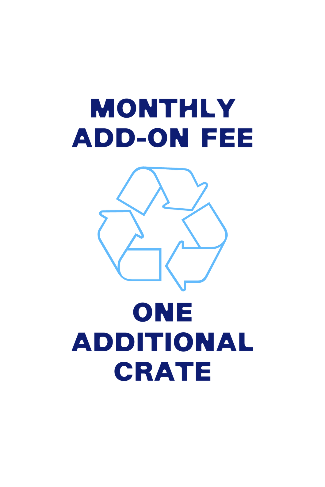 Add On: 1 Crate Monthly Pickup Fee