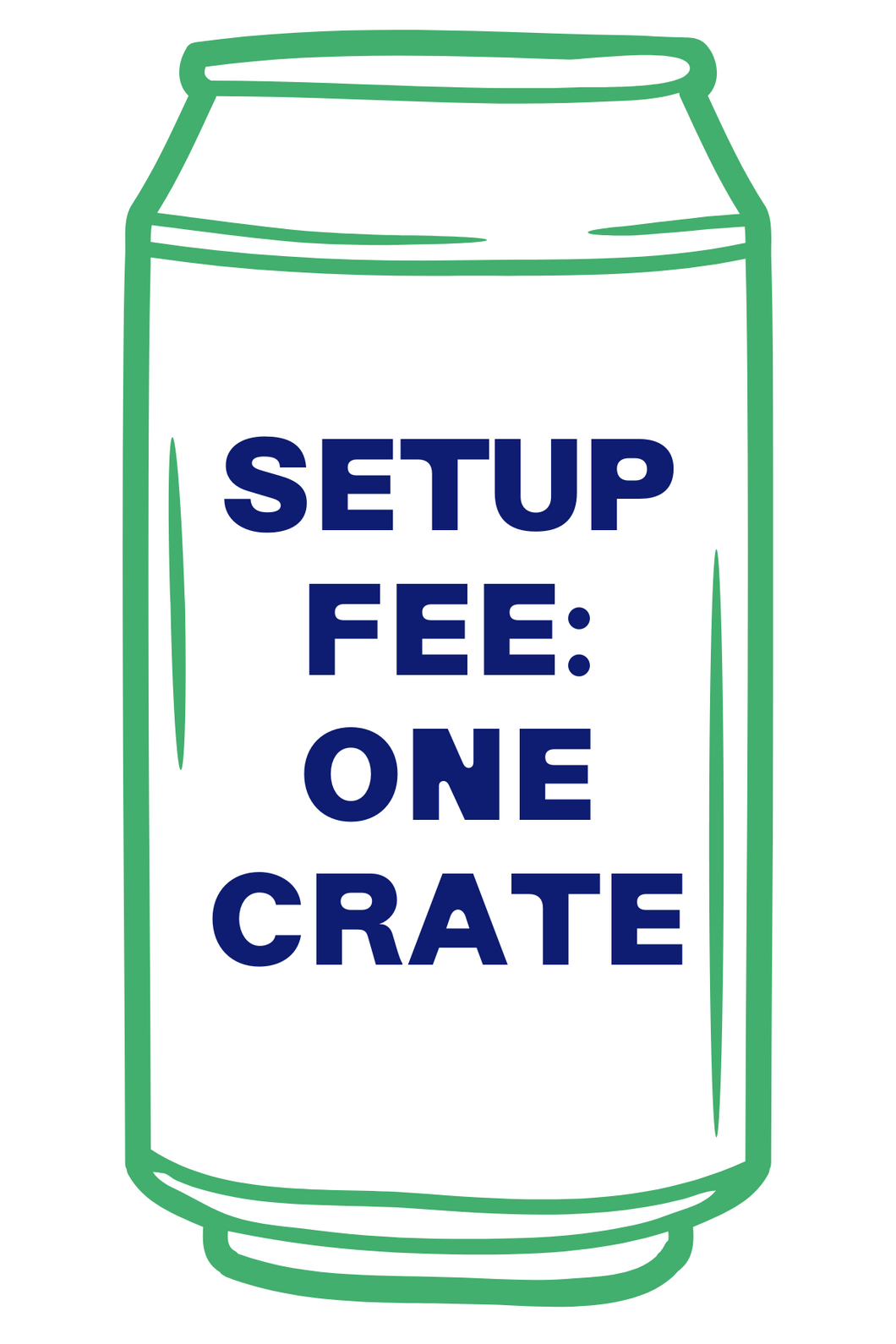 Setup Fee: Mixed Recycling Crate
