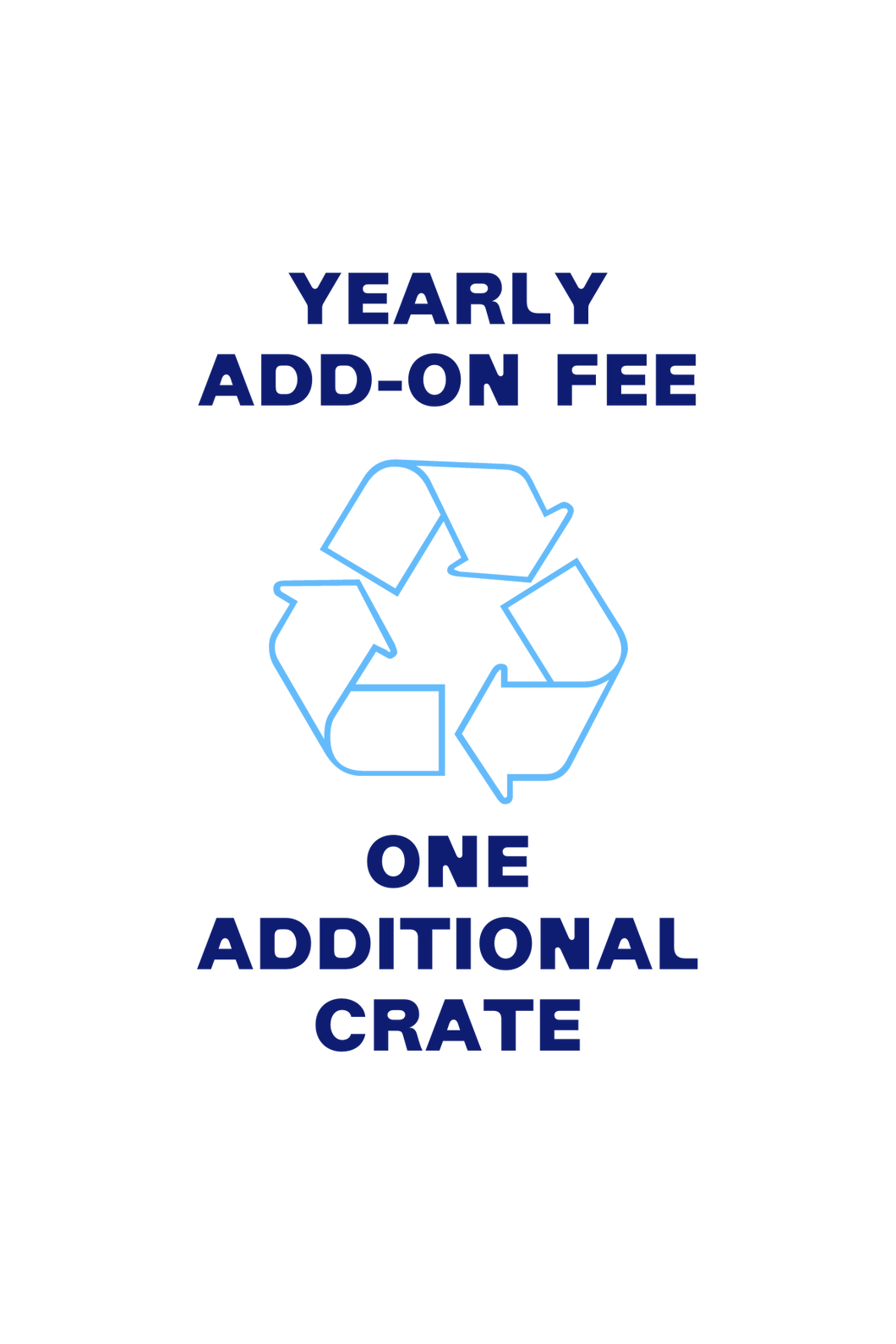 Add On: 1 Crate Yearly Pickup Fee